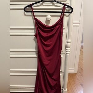Red Super Long Classy Dress